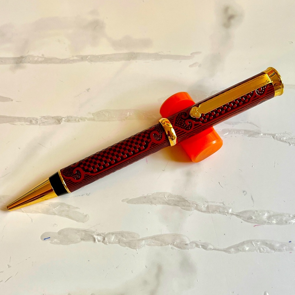 Ballpoint Pen covered in leather!